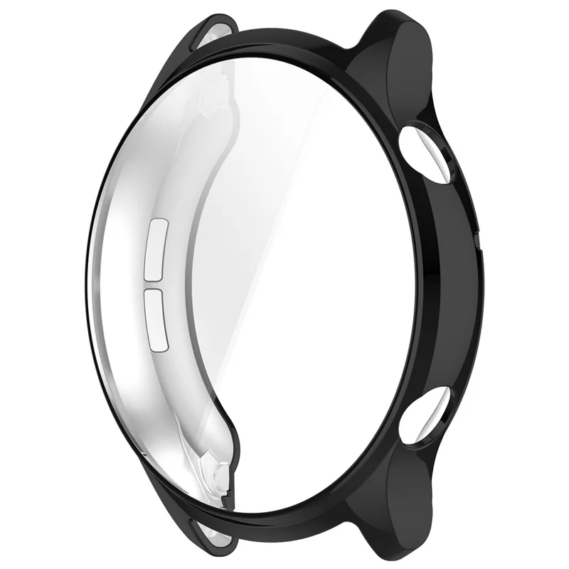 Watch Case for Haylou Solar Plus RT3 / Solar Plus LS16 All-inclusive TPU Protective Cover - Electroplating Black