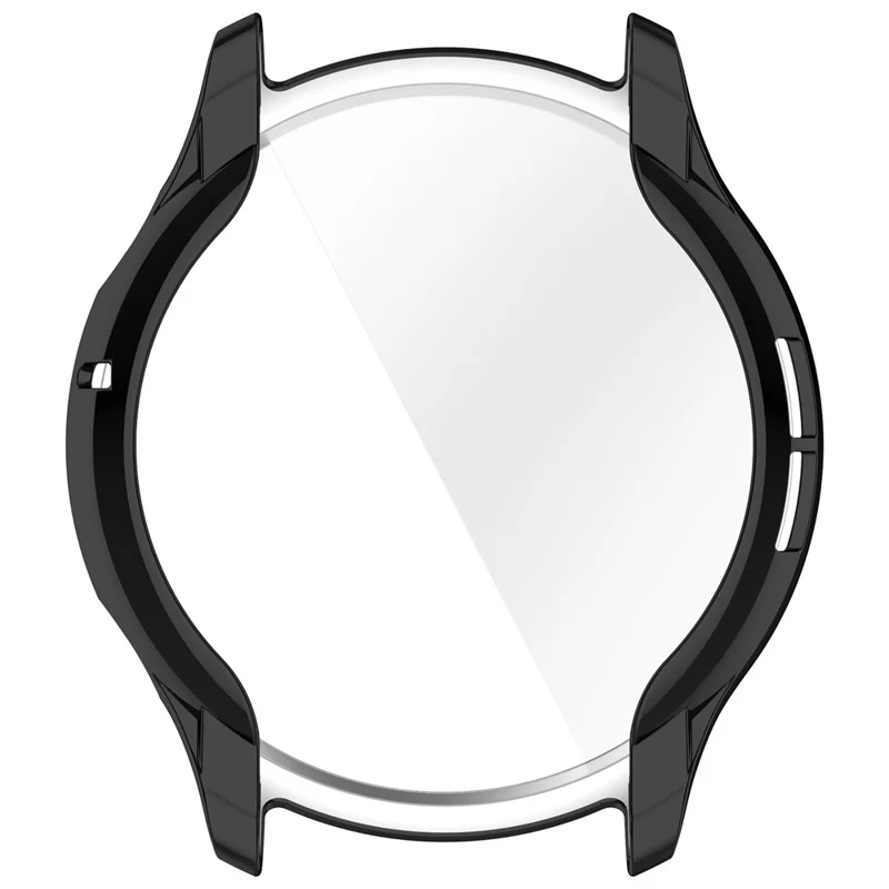 Watch Case for Haylou Solar Plus RT3 / Solar Plus LS16 All-inclusive TPU Protective Cover - Electroplating Black