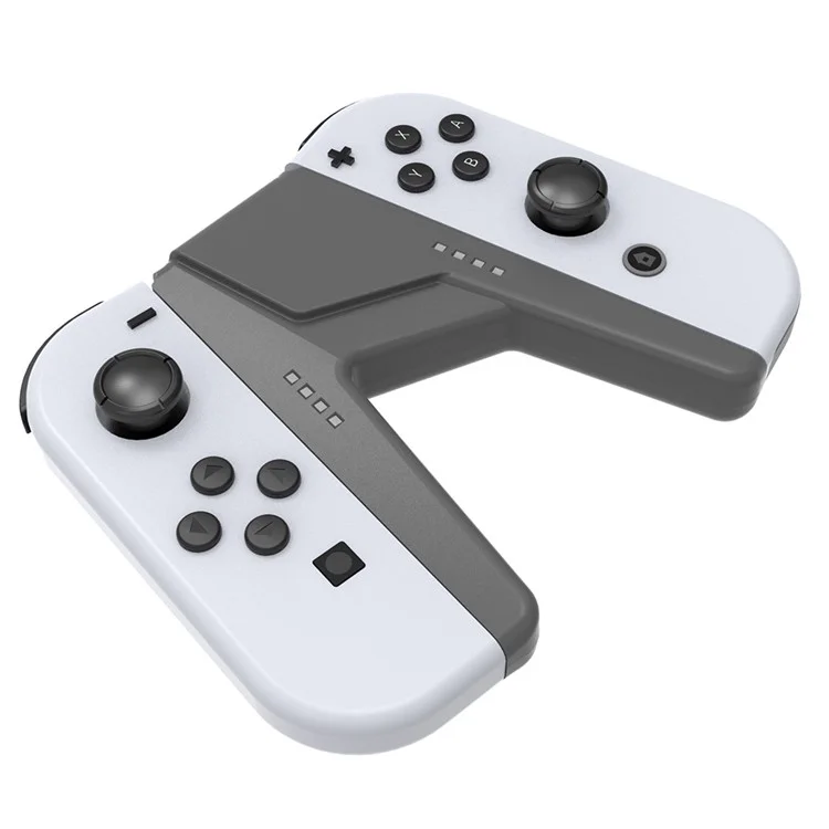 TOPWOLF HS-SW385 Pour Nintendo Switch OLED Joy-Con Contrôleur de jeu Poignée de chargement - Noir