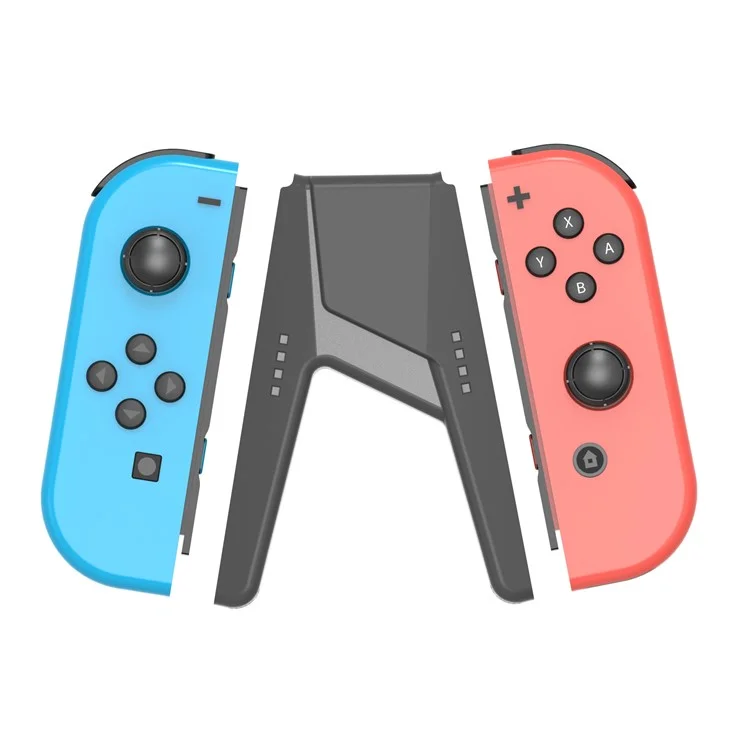 TOPWOLF HS-SW385 Pour Nintendo Switch OLED Joy-Con Contrôleur de jeu Poignée de chargement - Noir