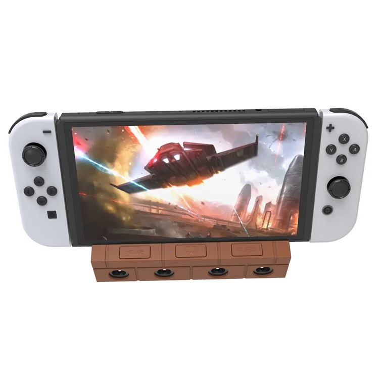 HS-SW450 Per Nintendo Switch Game NGC Controller Converter Station con USB, video HD, Type-C - Marrone
