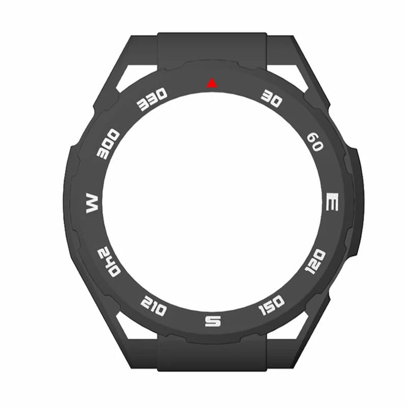 For Haylou Watch R8 Hard PC Watch Frame Case Anti-scratch Protective Cover - Black / Red / White