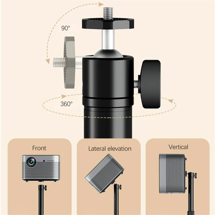 Upergo UT-3 Exciptable Projector Stand Aluminiumlegierung Kamera-kamera-unterstützungsständer Mit Gimbal