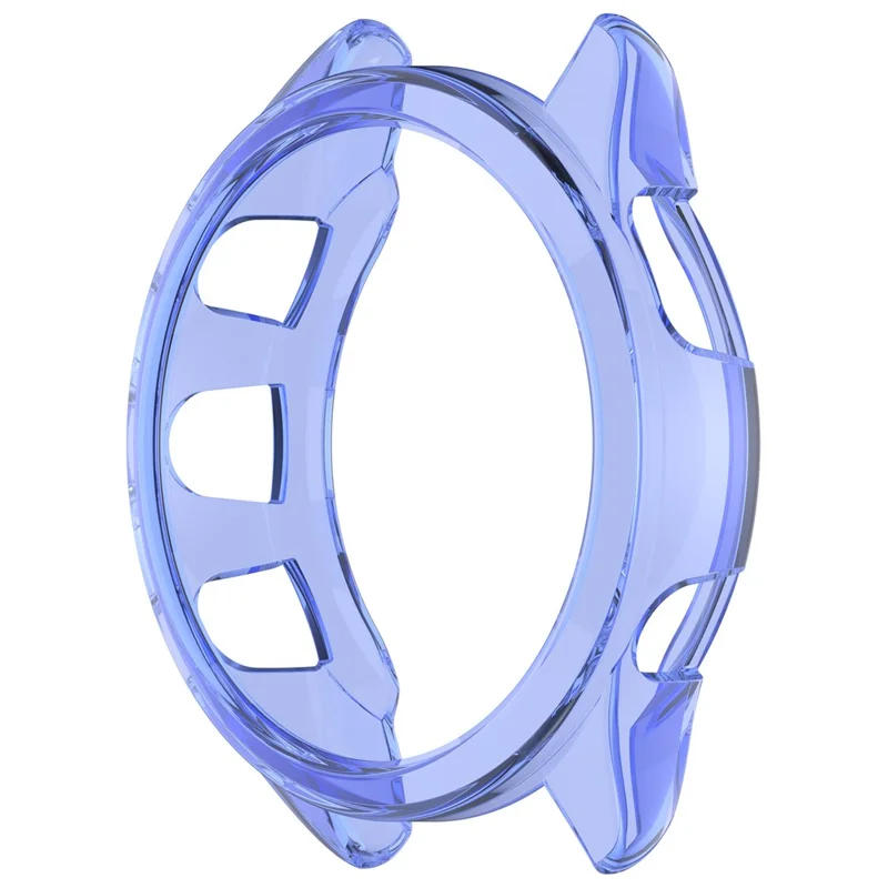 For Garmin Forerunner 165 / Forerunner 165 Music TPU Watch Frame Smartwatch Protector Case - Transparent Blue