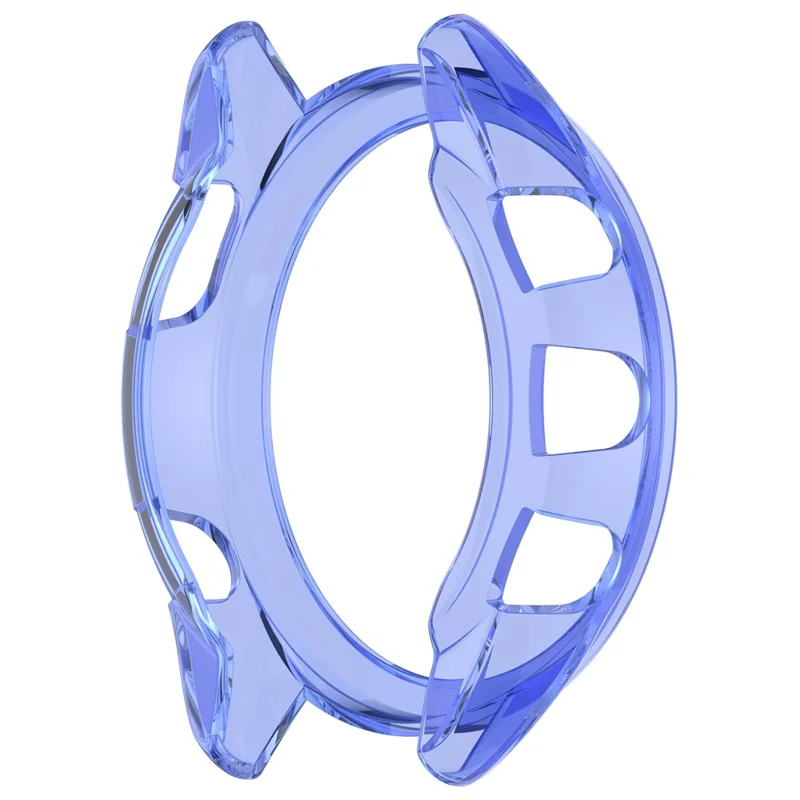 For Garmin Forerunner 165 / Forerunner 165 Music TPU Watch Frame Smartwatch Protector Case - Transparent Blue