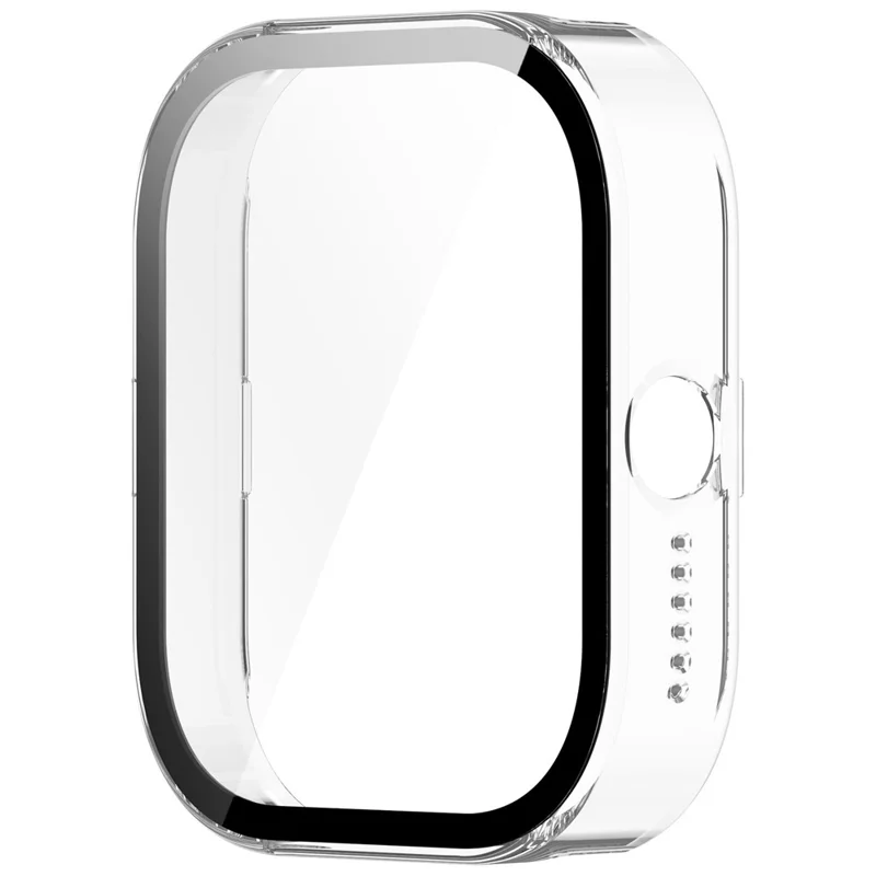 For Nothing CMF Watch Pro (D395) Watch Cover PC+Tempered Film Watch Protective Case Anti-Drop Protection - Transparent White