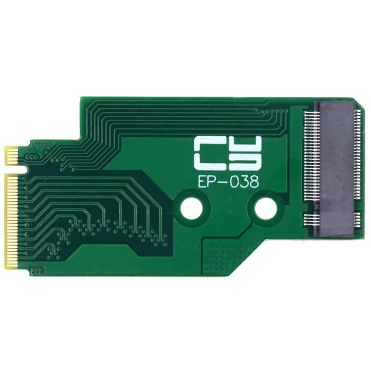EP-038 For Lenovo Legion Go Game Boy NGFF NVME M-Key 22x42mm to 22x80mm Male to Female Extension SSD Adapter