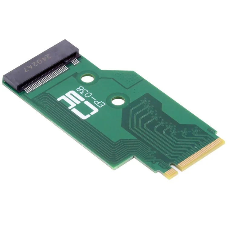 EP-038 For Lenovo Legion Go Game Boy NGFF NVME M-Key 22x42mm to 22x80mm Male to Female Extension SSD Adapter