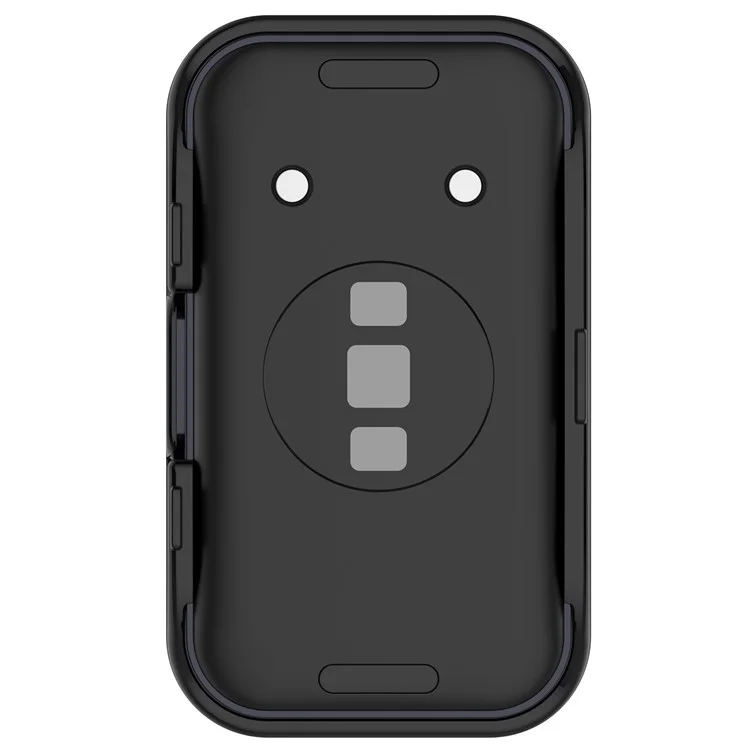 Per Huawei Band 8 / 8 NFC / 9 / 9 NFC Custodia rigida in PC con pellicola protettiva in vetro temperato per lo schermo dell'orologio - Nero