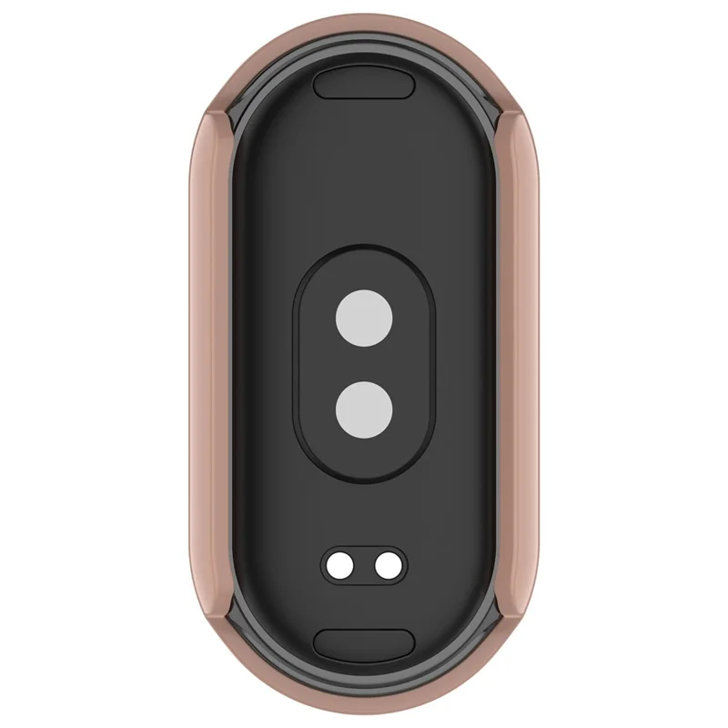 Pour Xiaomi Smart Band 8 / 8 NFC Étui PC + Protecteur d'écran en verre trempé de style brillant - Rose