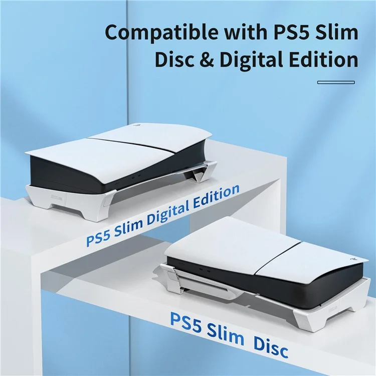 STARTRC GAMES Pour Sony PS5 Slim Support de refroidissement horizontal en ABS