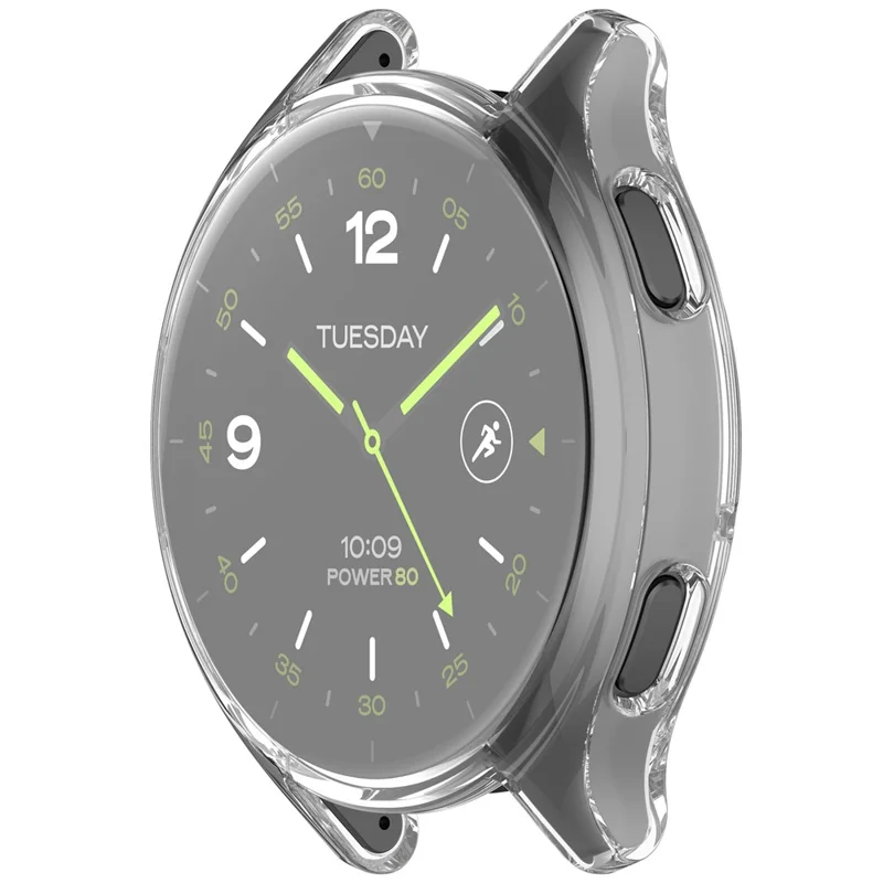 Para Xiaomi Watch 2 TPU Watch Case Cobertura Completa Anti-arranhões Capa Protetora Transparente