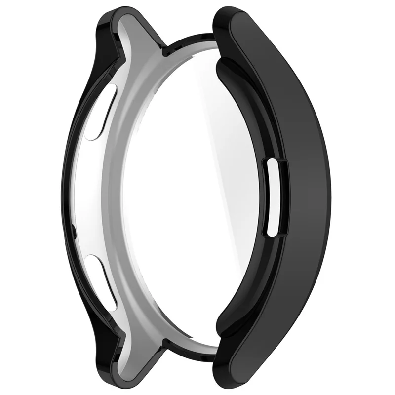 For Xiaomi Watch 2 Electroplated TPU Watch Case Full Coverage Protective Cover - Black