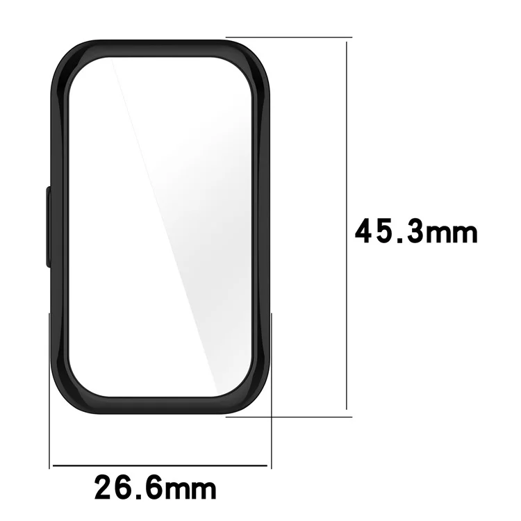 For Huawei Band 9 / 9 NFC / 8 / 8 NFC TPU Watch Protective Case Electroplating Full Coverage Shell - Pink