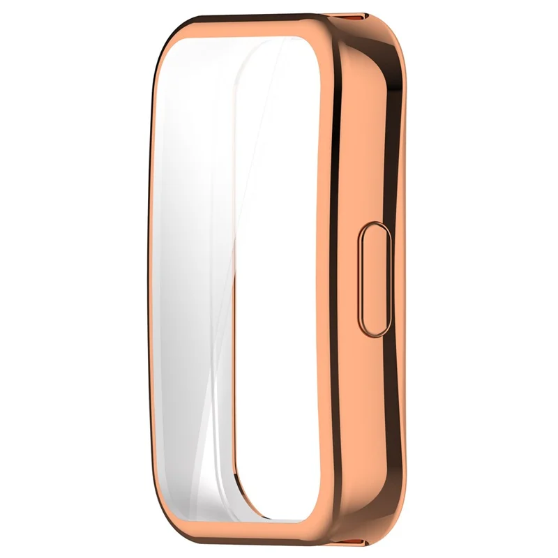 Para Huawei Band 9 / 9 NFC / 8 / 8 NFC Capa Protetora de Relógio TPU Revestimento de Cobertura Total - Rosa Dourado