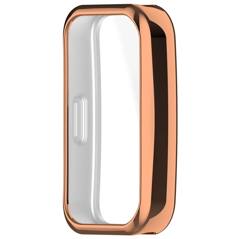 Para Huawei Band 9 / 9 NFC / 8 / 8 NFC Capa Protetora de Relógio TPU Revestimento de Cobertura Total - Rosa Dourado