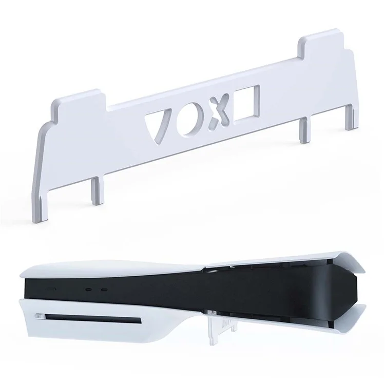 STARTRC GAMES per Sony PS5 Slim Aggiornato Base Console di Gioco in Plastica Staffa Orizzontale - Bianco