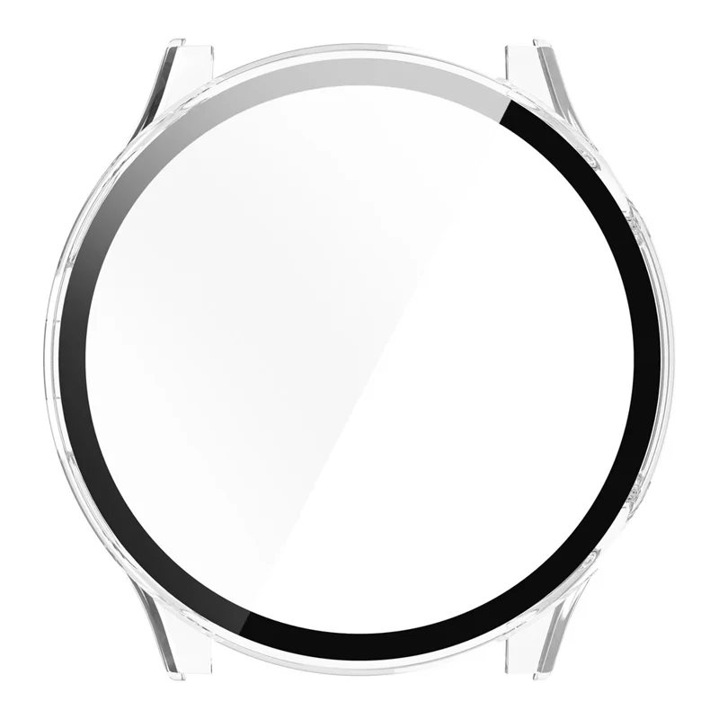 For Haylou Solar Plus RT3/LS16 Hard PC Watch Protective Cover with Built-in Tempered Glass Screen Protector - Transparent