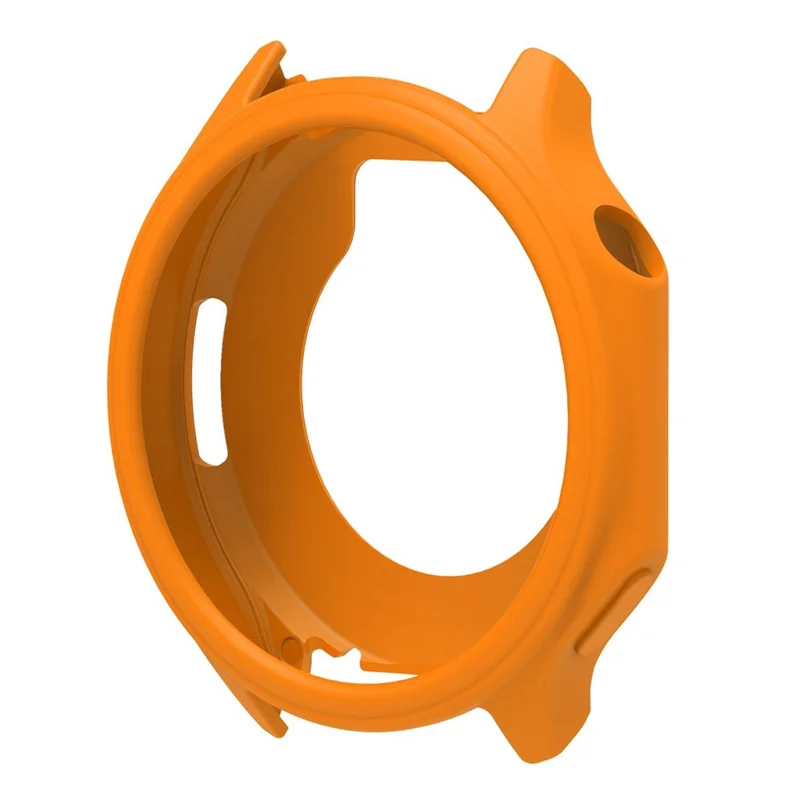 For Oppo Watch X Frame Cover Silicone Protection Case Anti-Collision Smartwatch Edge Sleeve - Orange