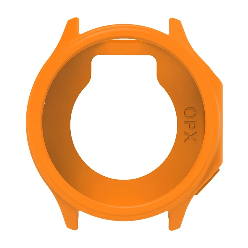 For Oppo Watch X Frame Cover Silicone Protection Case Anti-Collision Smartwatch Edge Sleeve - Orange
