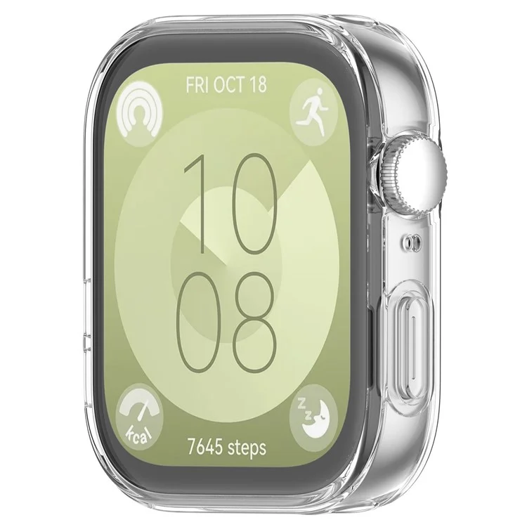 Para Huawei Watch Fit 3 Capa Protetora de TPU Anti-Arranhões Smartwatch Protetor de Moldura de Relógio