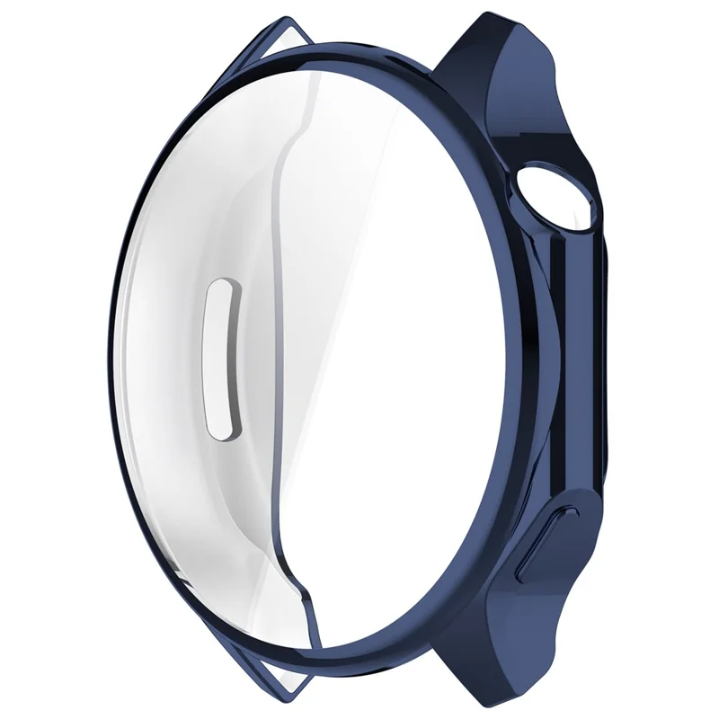 Pour Oppo Watch X / OnePlus Watch 2 Electroplating TPU Cover Full Coverage Watch Case - Bleu Nuit