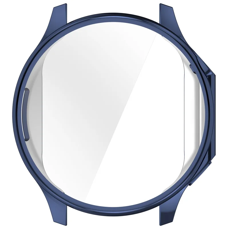 Pour Oppo Watch X / OnePlus Watch 2 Electroplating TPU Cover Full Coverage Watch Case - Bleu Nuit