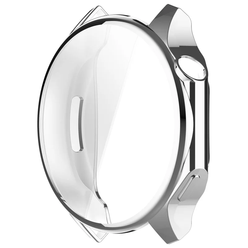 For Oppo Watch X / OnePlus Watch 2 Case Full Coverage Electroplating TPU Watch Cover - Silver