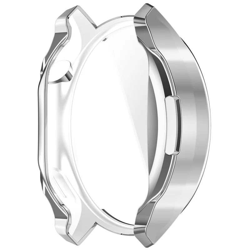 For Oppo Watch X / OnePlus Watch 2 Case Full Coverage Electroplating TPU Watch Cover - Silver