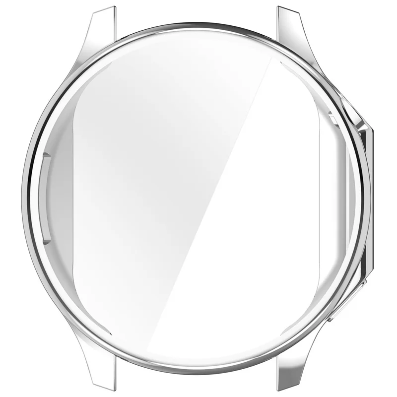 For Oppo Watch X / OnePlus Watch 2 Case Full Coverage Electroplating TPU Watch Cover - Silver