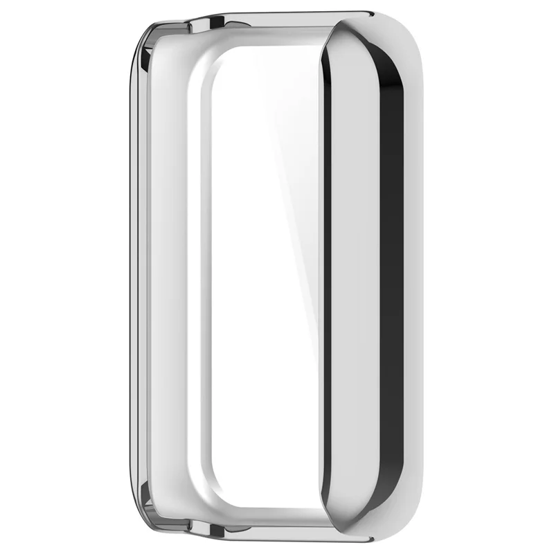 Elektropladeret, heltilstødende urkasse til Honor Band 9, stødfast TPU-beskyttelse - Sølv