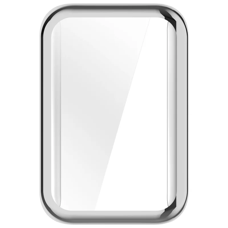 Elektropladeret, heltilstødende urkasse til Honor Band 9, stødfast TPU-beskyttelse - Sølv