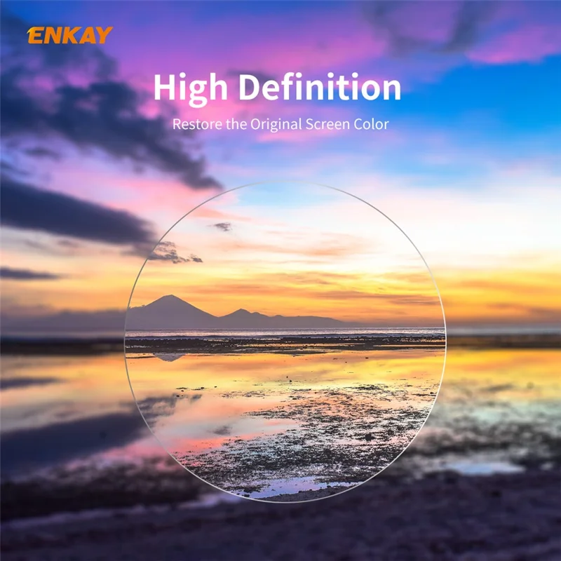 ENKAY HAT PRINCE 0.2mm Tempered Glass Screen Film 9H 2.15D for Garmin Approach S62