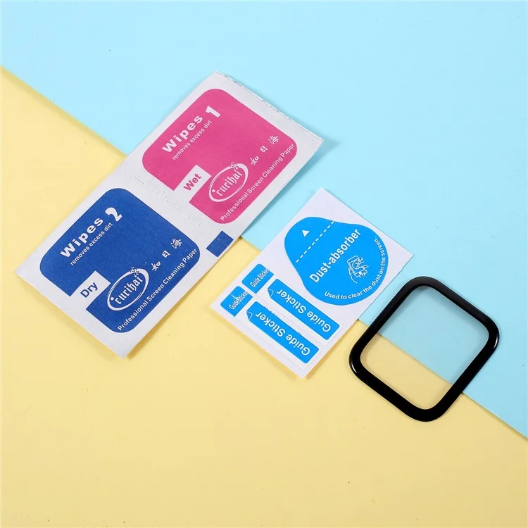 RURIHAI PMMA 3D Arc Edges Full Glue Screen Film per Apple Watch Series 6 44MM
