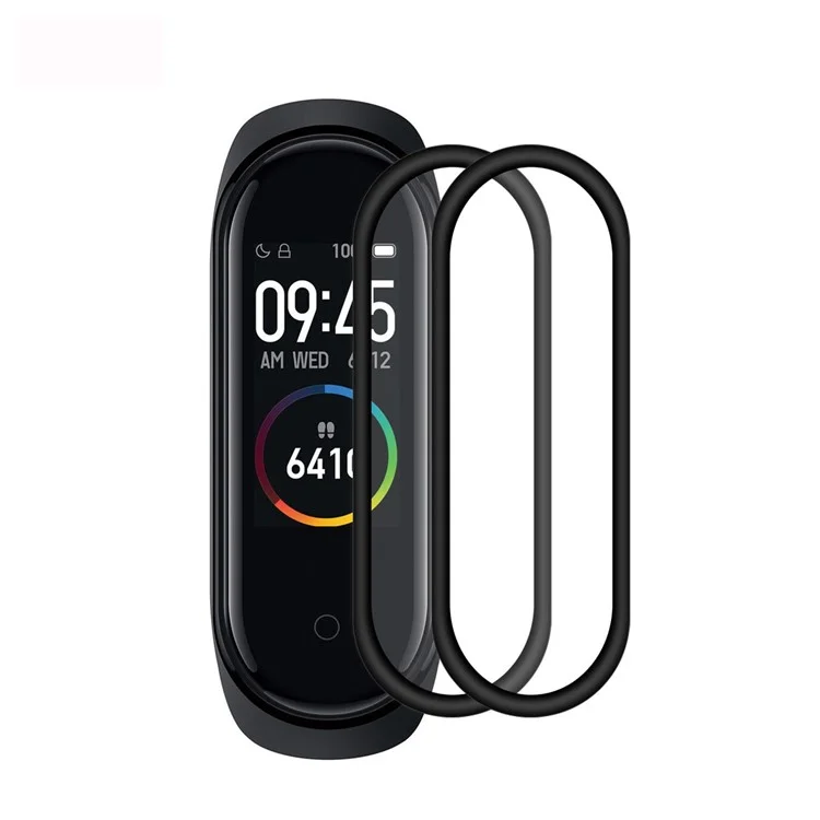 2pcs/set Enkay Hat Prince 3D PC Edge + PMMA Filme de Proteção à Tela em Tamanho Grande Para Xiaomi Mi Band 4