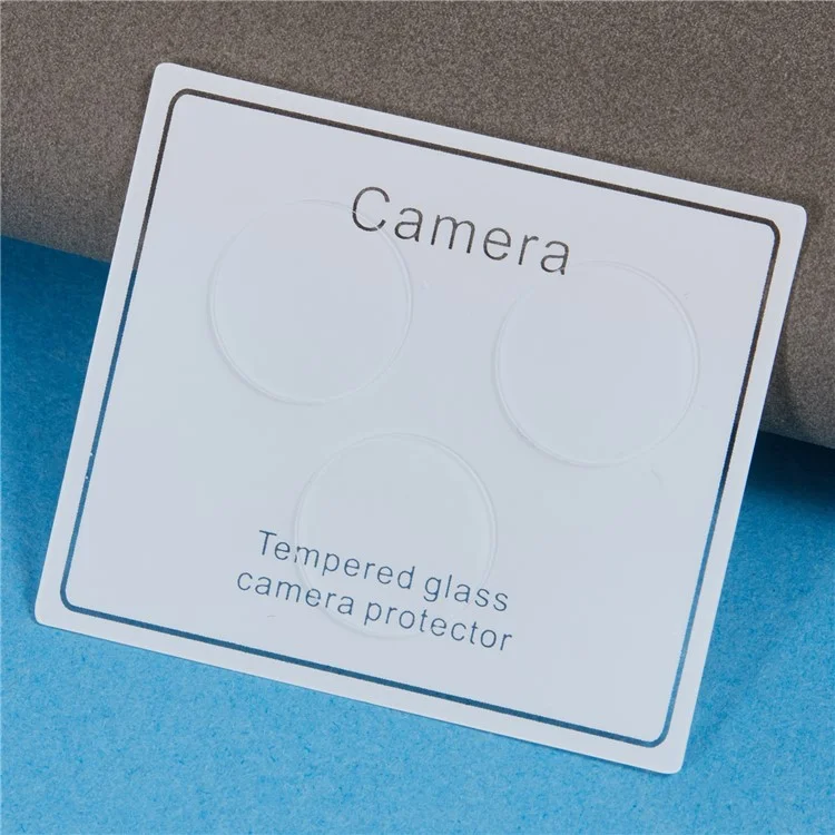 2 Sets For Sony Xperia 1 VI Camera Lens Protector Tempered Glass Lens Film Straight Edge