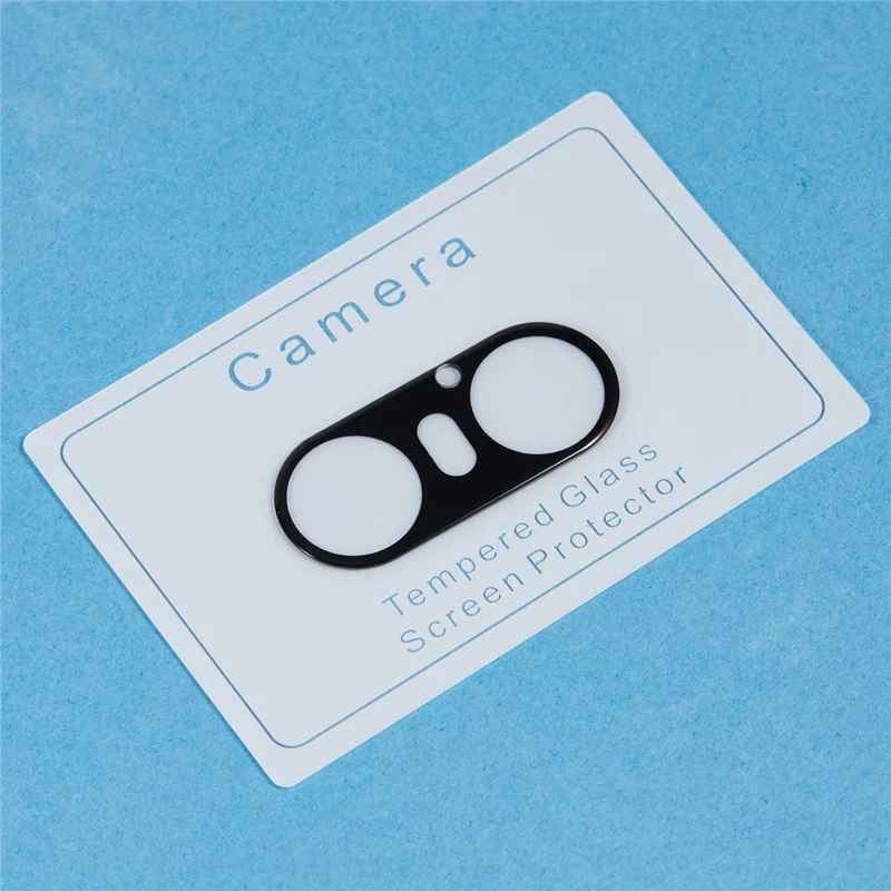 2Pcs For Sony Xperia 10 VI Tempered Glass Camera Lens Protector 2.5D HD Clear Silk Printing Lens Film