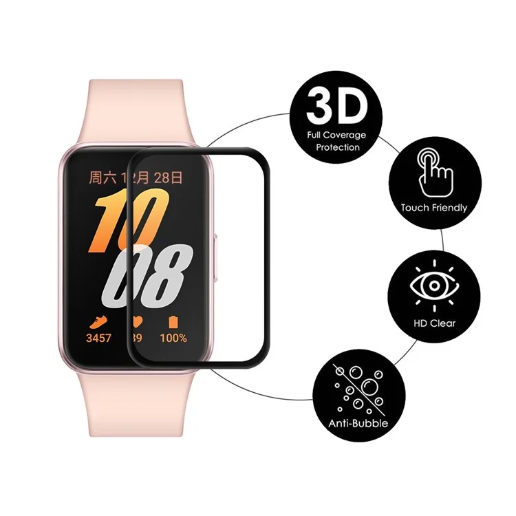 ЭНКАЙ ПРИНЦ ШАПКА 5шт для Samsung Galaxy Fit3 Защитная пленка для экрана часов 3D изогнутая пленка из поликарбоната