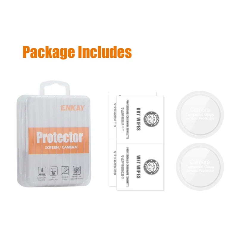 ENKAY HAT PRINCE 2Pcs per Garmin Forerunner 245 / 245 Music Protezione dello schermo 0.2mm Touch Sensitive Watch Screen Film
