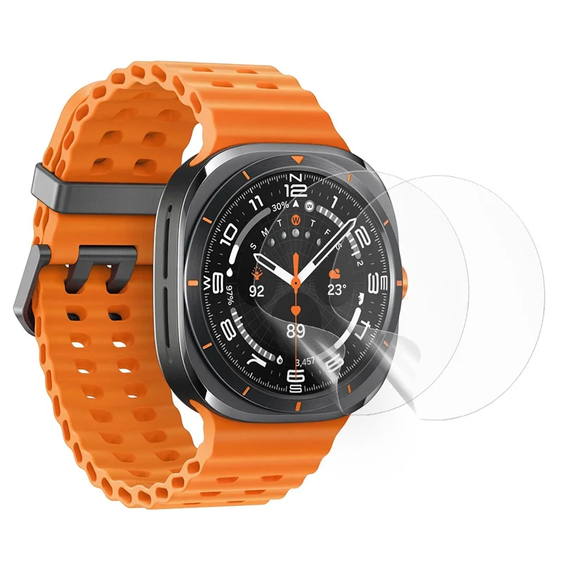 2Pcs For Samsung Galaxy Watch6 Classic 47mm / Watch Ultra 47mm Screen Protector TPU Ultra Clear Watch Film