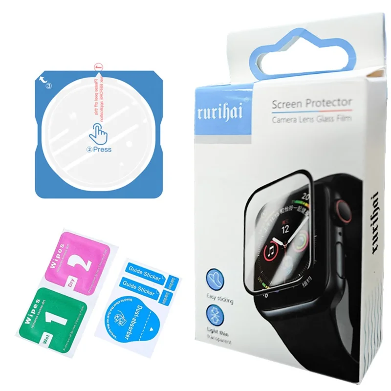 RURIHAI For Samsung Galaxy Watch6 Classic 47mm / Watch Ultra 47mm Watch Screen Protector with Installation Tool