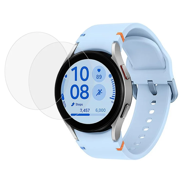 2Pcs For Samsung Galaxy Watch FE 40mm Tempered Glass Watch Screen Protector 2.5D Arc Edge