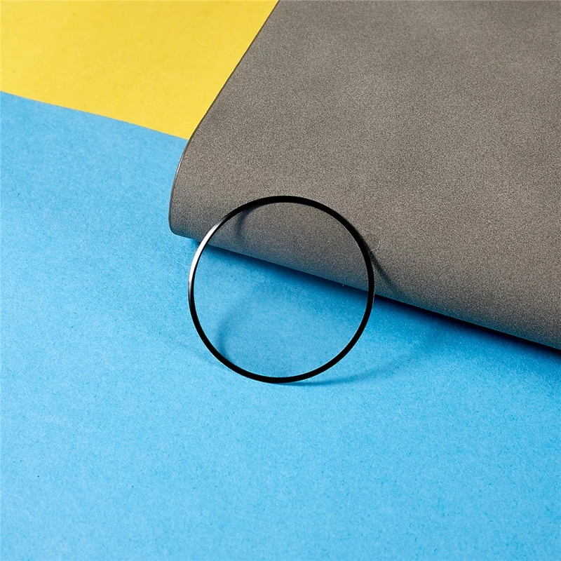 2 stuks / verpakking voor Samsung Galaxy Watch FE 40 mm Screen Protector PMMA Watch Film (zwarte rand)