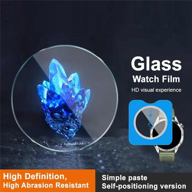 IMAK For Samsung Galaxy Watch7 44mm (LTE / Bluetooth-compatible Version) Tempered Glass Watch Film with Alignment Tool