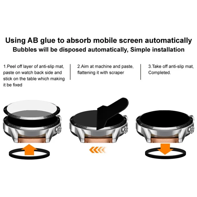 IMAK For Samsung Galaxy Watch7 40mm (Bluetooth-compatible Version) Watch Screen Protector PMMA Protective Film