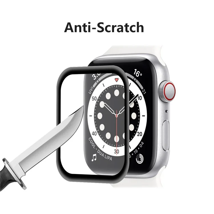 5 Teile / Set Hut Prince In Voller Größe 3D Gebogener Weicher PC + PMMA HD-Bildschirm-Schutzfilm Für Apple Watch Serie 6/5/4 / SE 44mm