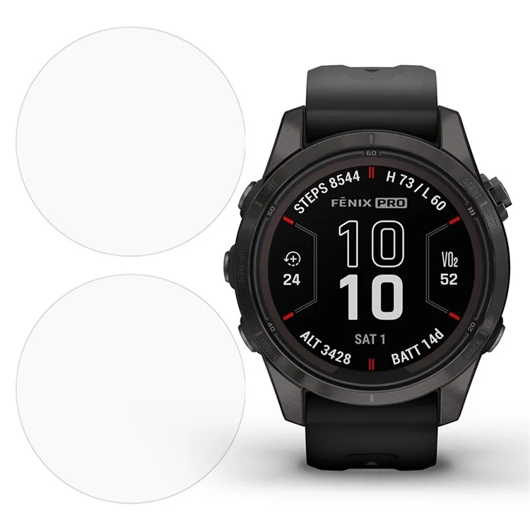 2Stück Für Garmin Fenix 7X Pro Smartwatch-Bildschirmschutz Ultra-klare TPU-Folie