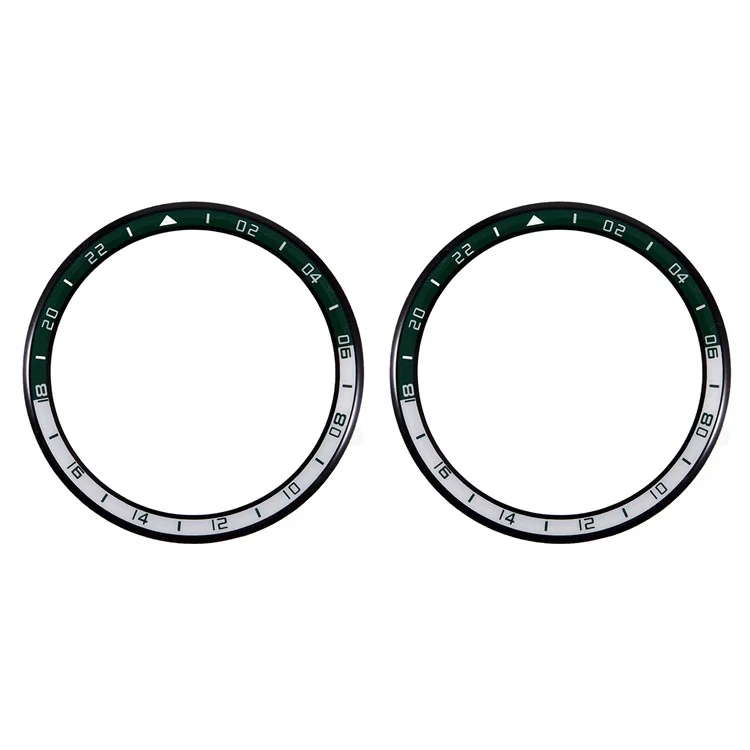 2Pcs / Pack Für OnePlus Watch 2R Watch Screen Protector HD Clear PMMA Film (Schwarzer Rand) - Grün