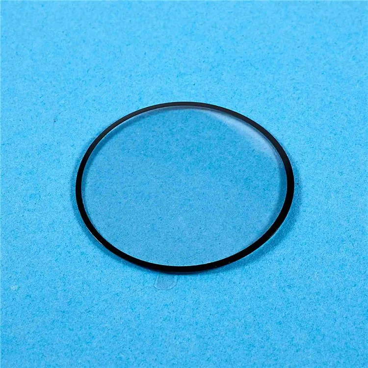 For Google Pixel Watch 3 XL 45mm Screen Protector Black Edge PMMA Watch Screen Anti-Scratch Film