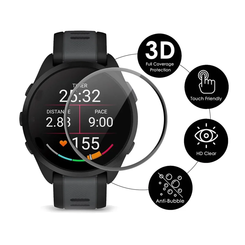 ENKAY HAT PRINCE 10Pcs For Xiaomi Watch S4 Sport Screen Protector 3D Curved PC+PMMA Watch Screen Film